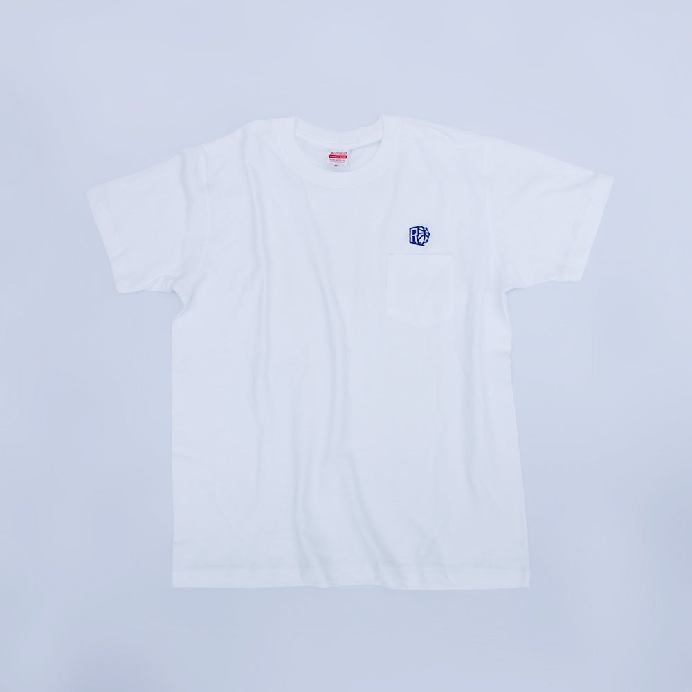オルタネイトロゴ刺繍Tシャツ　ホワイト