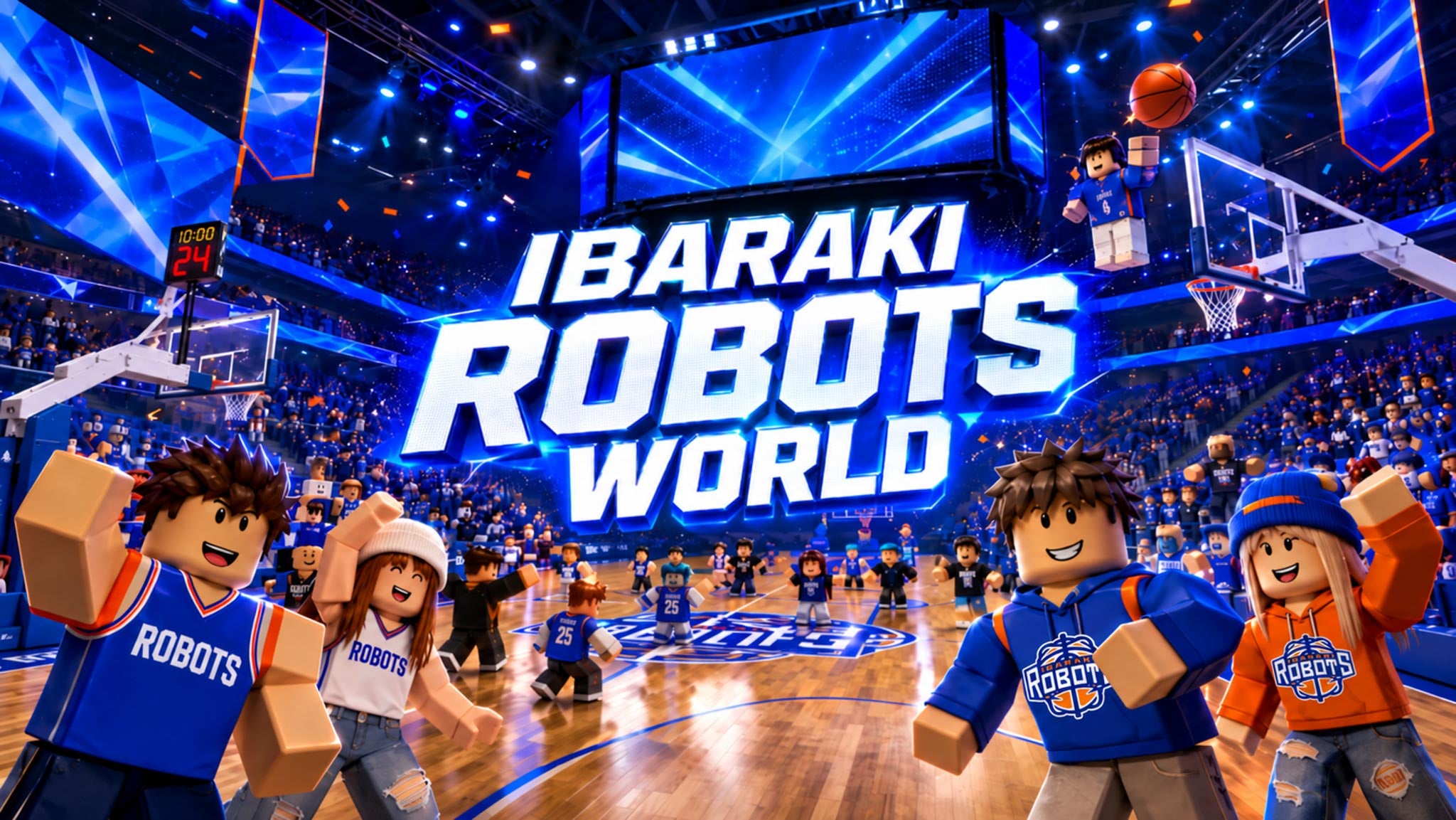 茨城ロボッツ公式Robloxゲーム「IBARAKI ROBOTS WORLD(ベータ版)」9/27(日)三遠戦・体験ブース出展のお知らせ